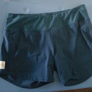 Oiselle long roga shorts